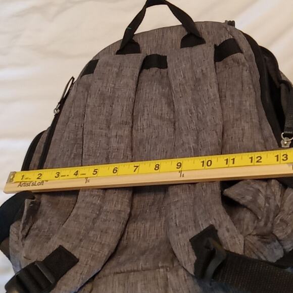 BB Gear Diaper Bag Backpack, Includes Changing Pad & Insulated Side Pocket - Picture 6 of 8